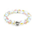 Regenbogen-Supernova | Silber | Galaxy-Glas-Statement-Armband